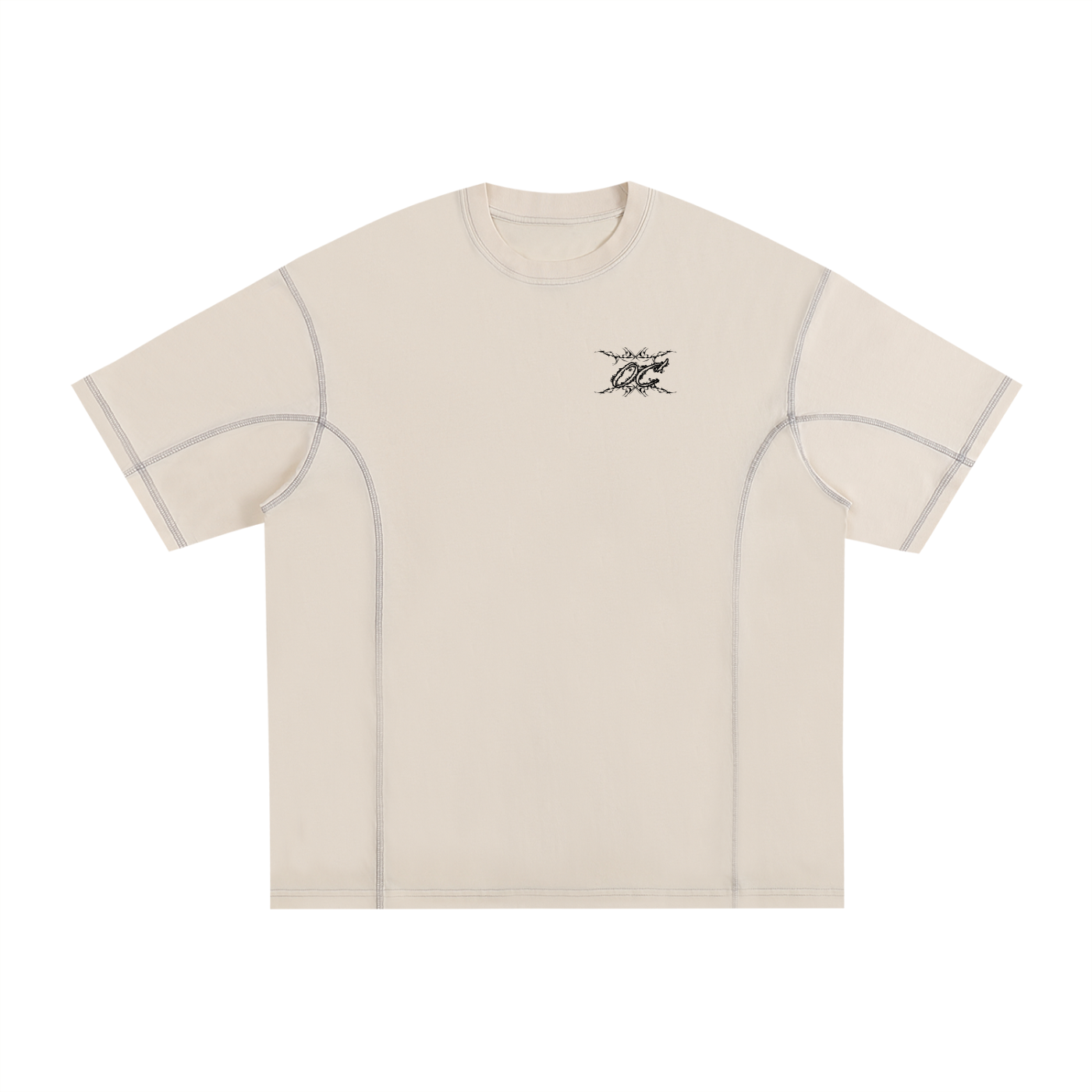 Offcode Contrast-Stitched T-Shirt