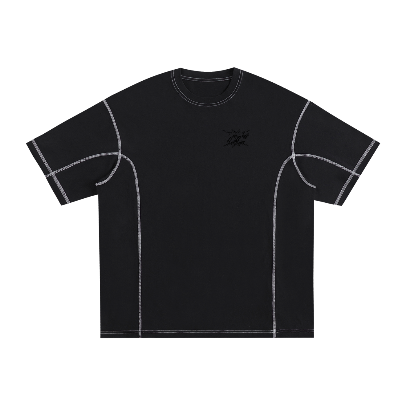 Offcode Contrast-Stitched T-Shirt