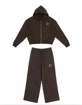 Offcode boxy fleece tracksuit